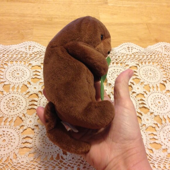 Ty Beanie Baby Seaweed the Otter, Style 4080 - Picture 5 of 10